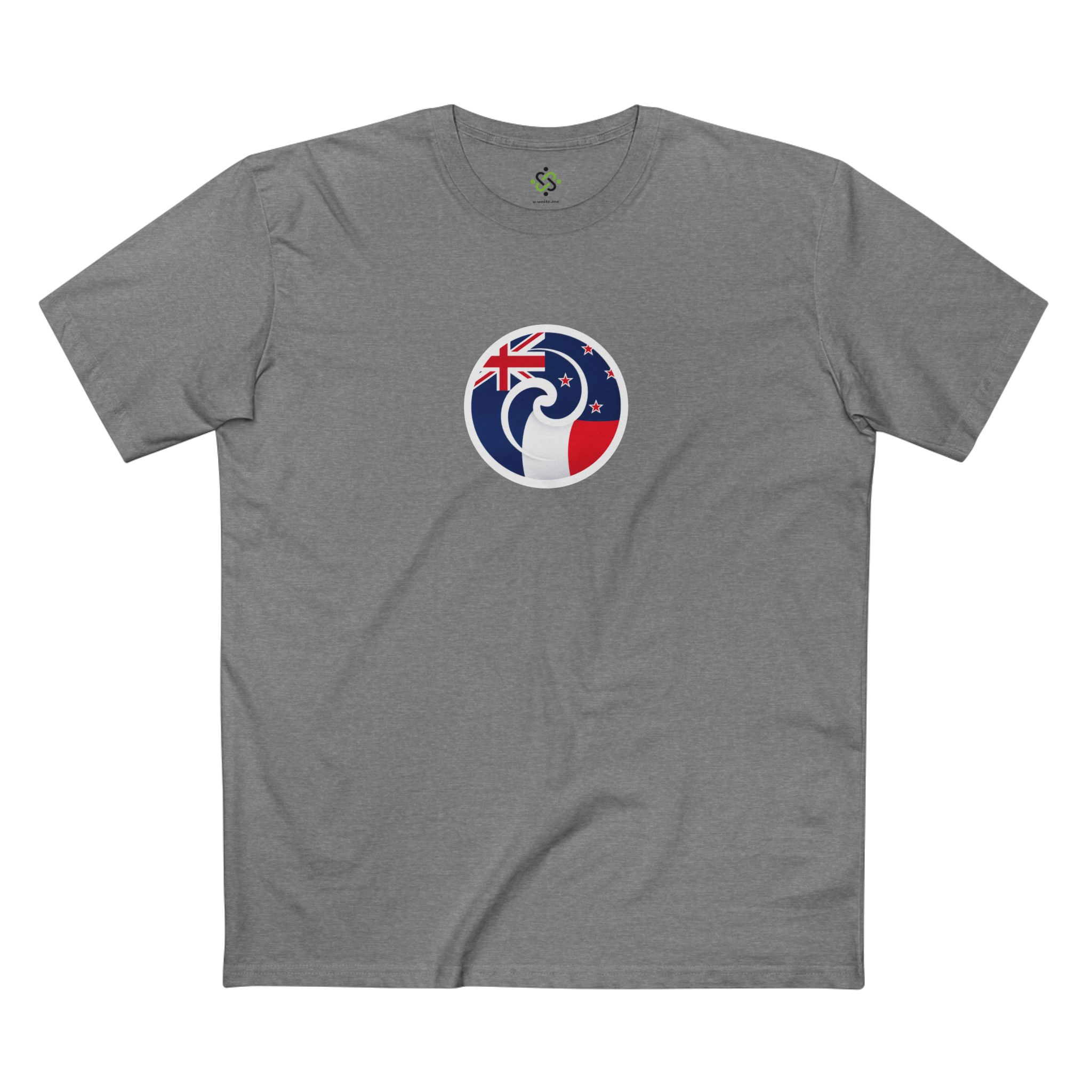 New Zealand-France Koru Flag T-Shirt - Image 21