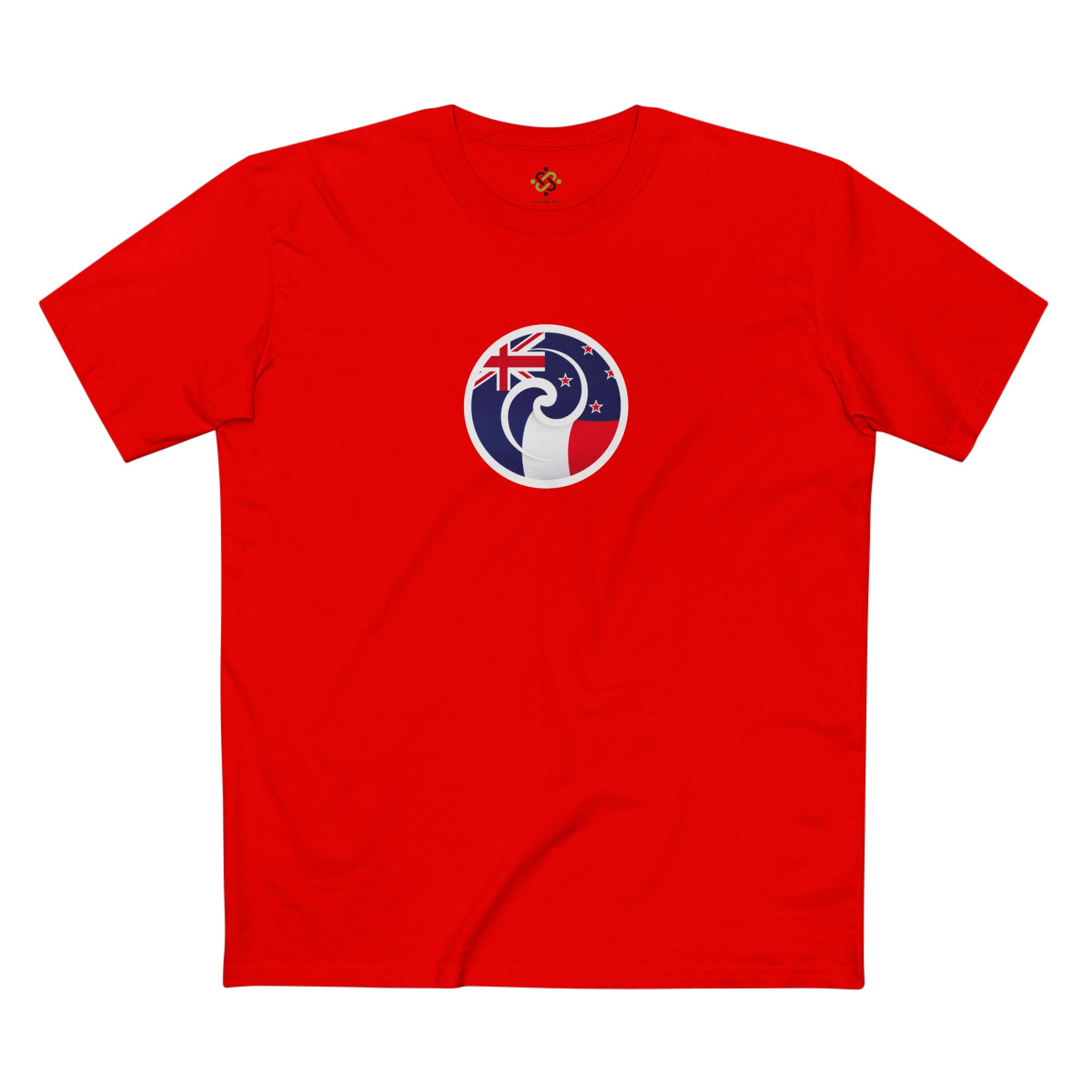 New Zealand-France Koru Flag T-Shirt - Image 9