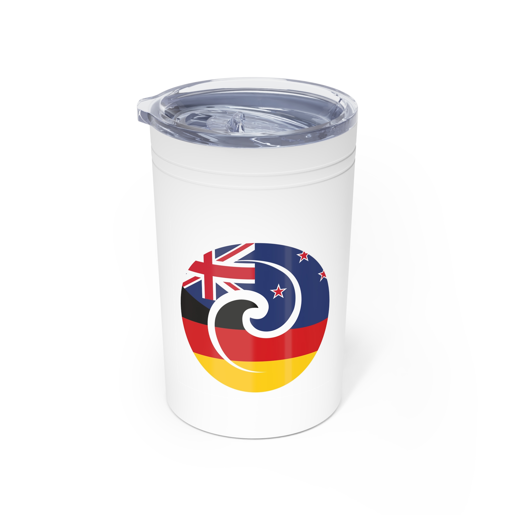 New Zealand-Germany Koru Flag Travel Cup - Image 3