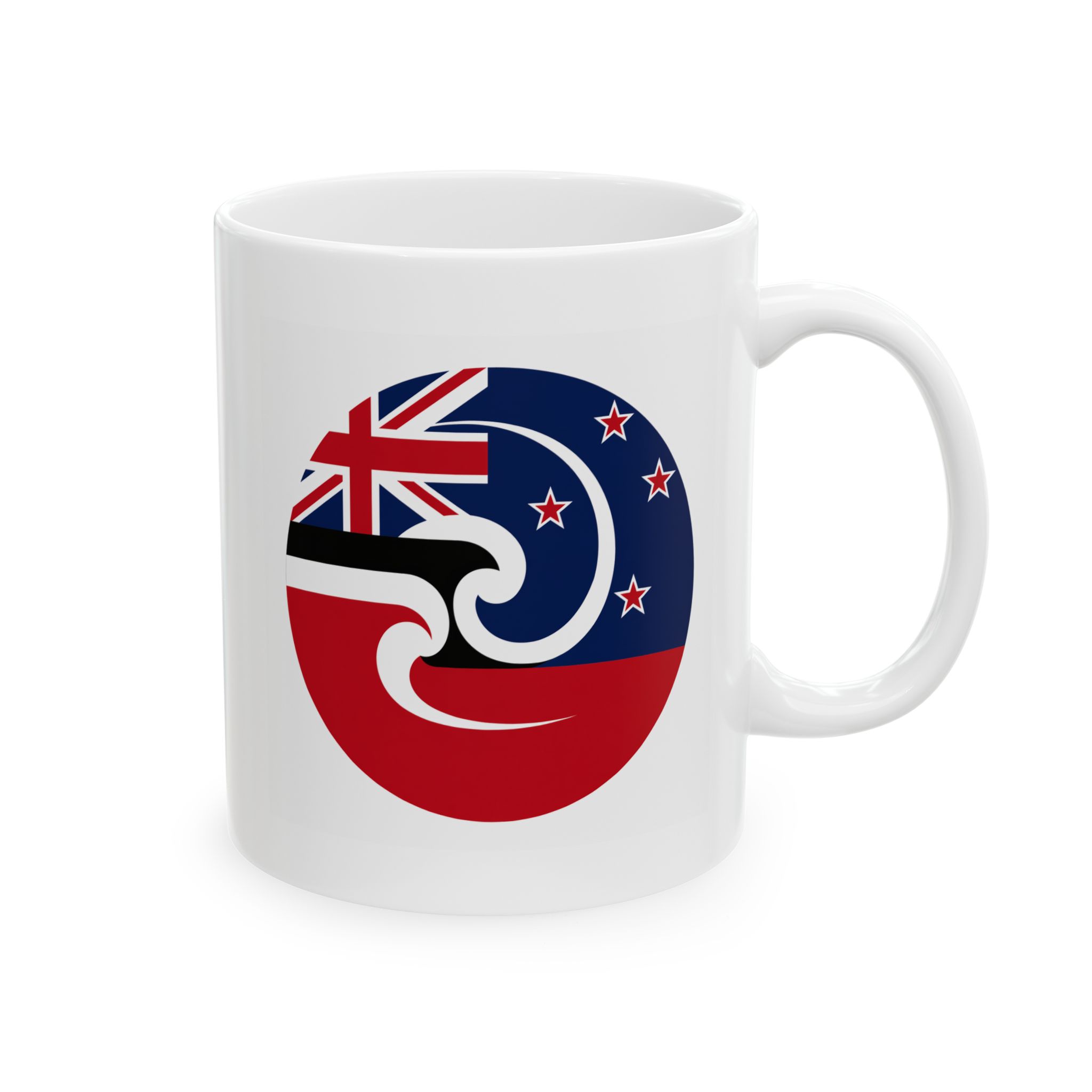 New Zealand-Maori Koru Flag Mug - Image 4