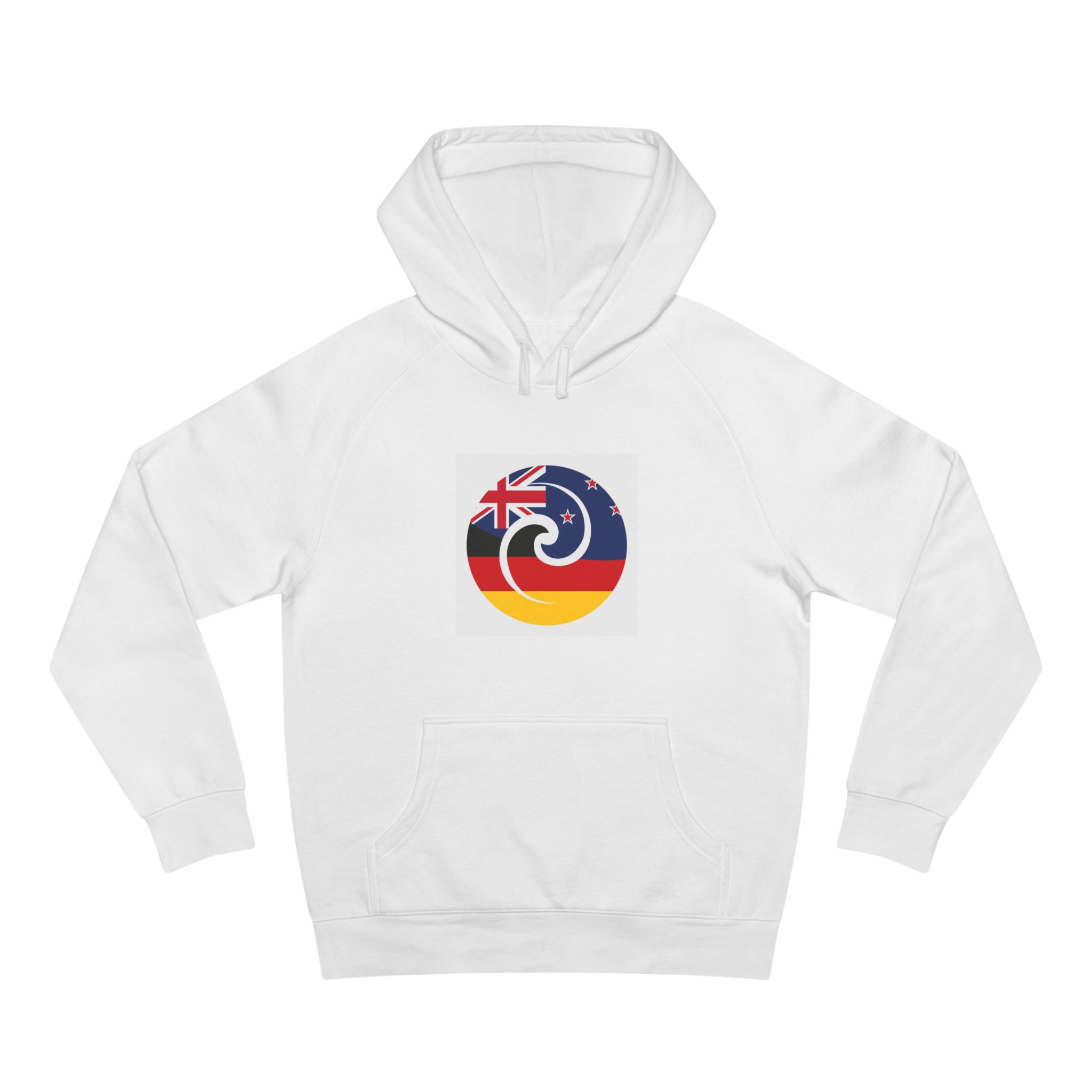 New Zealand-Germany Koru Flag Hoodie Pullover