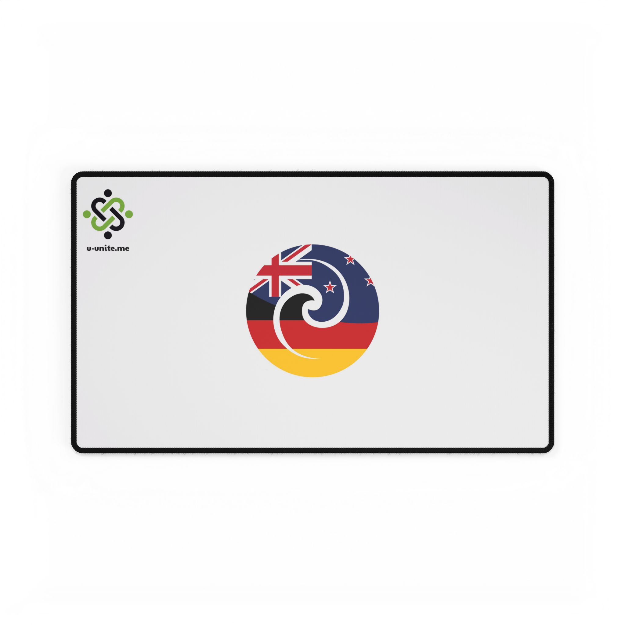 New Zealand-Germany Koru Flag Mouse Pad - Image 9